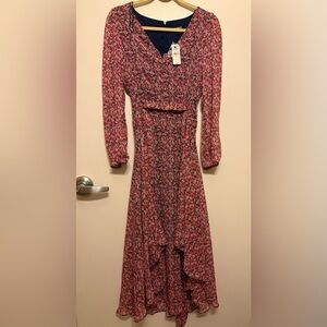 BRAND NEW Express Floral Pink Long Sleeve Dress